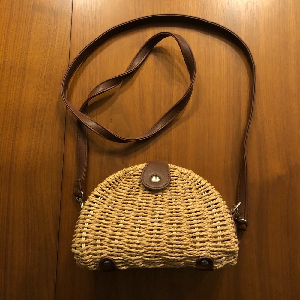 White House Black Market Basket Crossbody